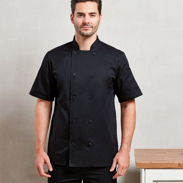 Short sleeve chef’s jacket Thumbnail