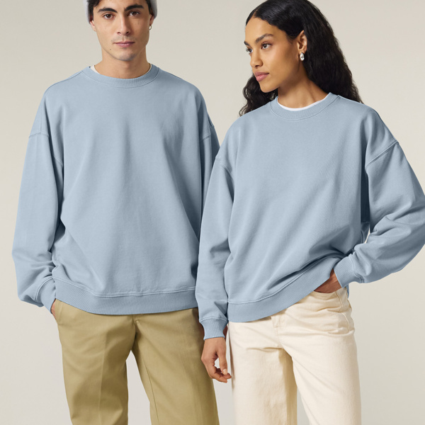 Radder 2.0 Vintage - Unisex Organic Relaxed Crew Neck Sweatshirt Thumbnail