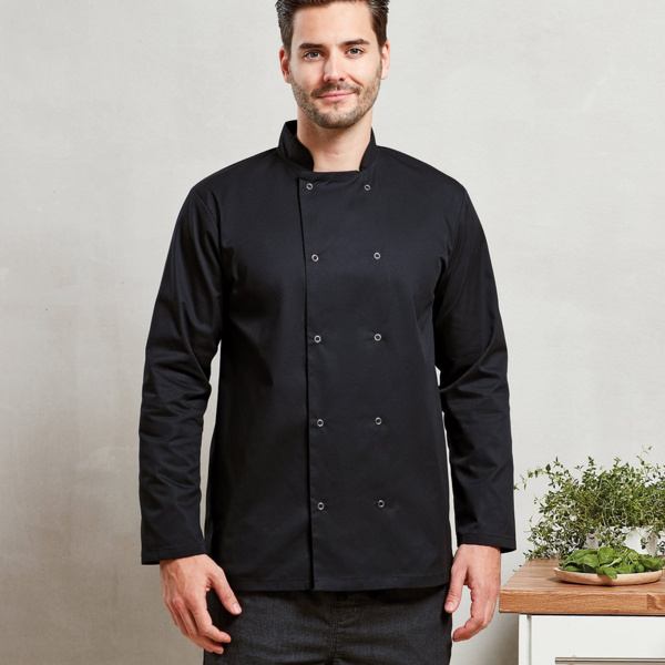 Studded front Long SleeveCchef's Jacket Thumbnail